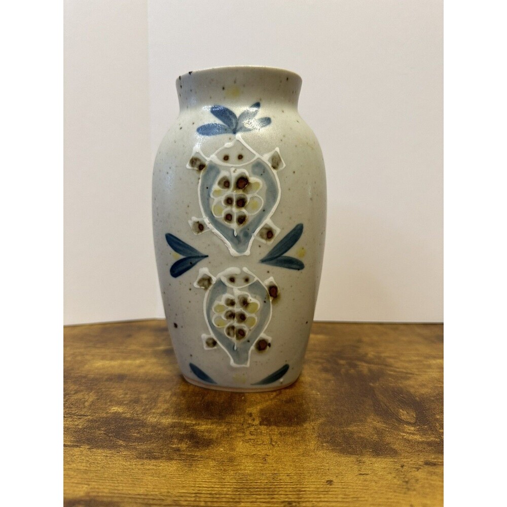 Hand Painted Ceramic Clay Turtle Vase